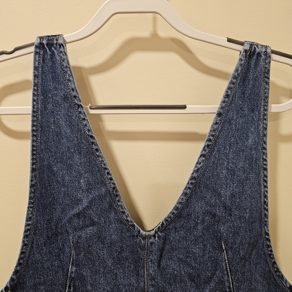 We The Free; Free People Blue Denim Skirtall. NWOT Size LARGE - Picture 3 of 4